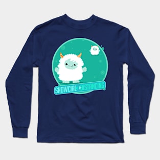 Snowcial distancing Long Sleeve T-Shirt